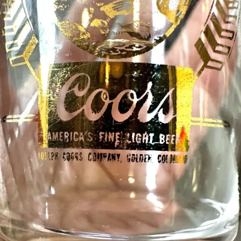 Coors set of 4 beer tasting glasses